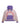 Collegiate Overlap Hoodie - Grey/Purple