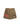 Doodle Denim Shorts - Brown