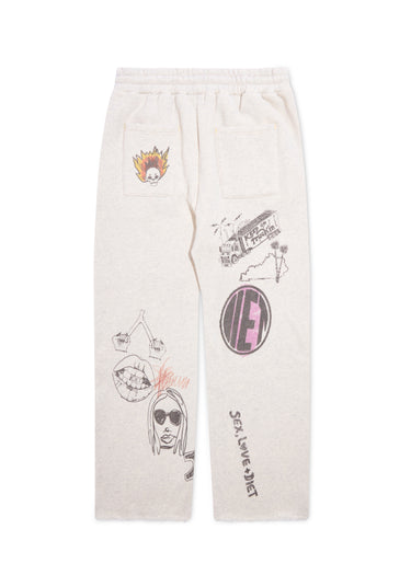 Doodle Sweatpant - Heather Grey