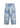 Double Knee Bolt Denim - Bleached Indigo