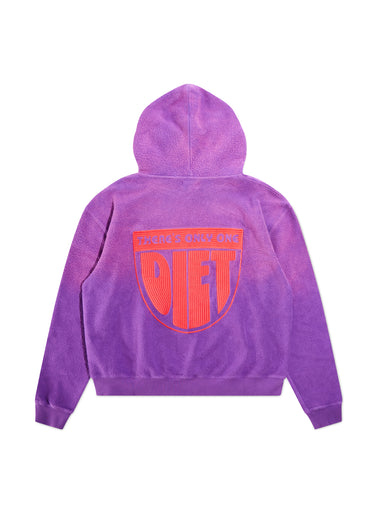 Only One Inside Out Hoodie - Purple/Red