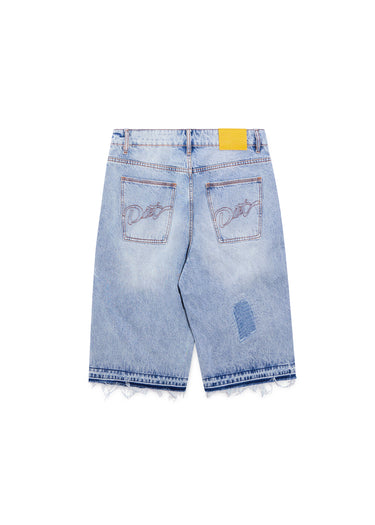 Repair Denim Short - Indigo