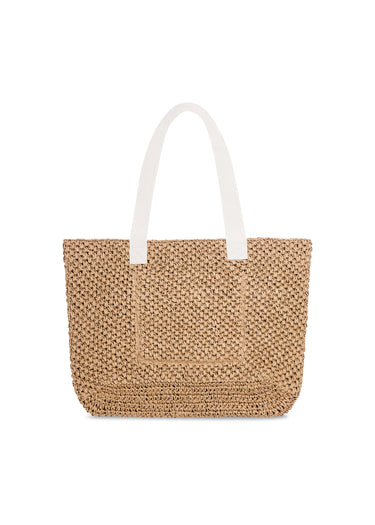 Sol Raffia Bag - Brown