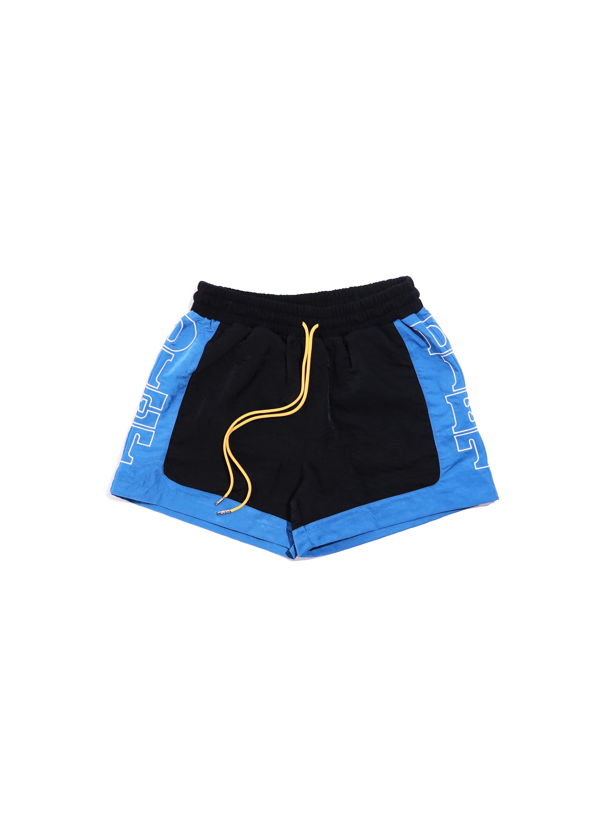 Nylon Row Shorts - Black/Blue
