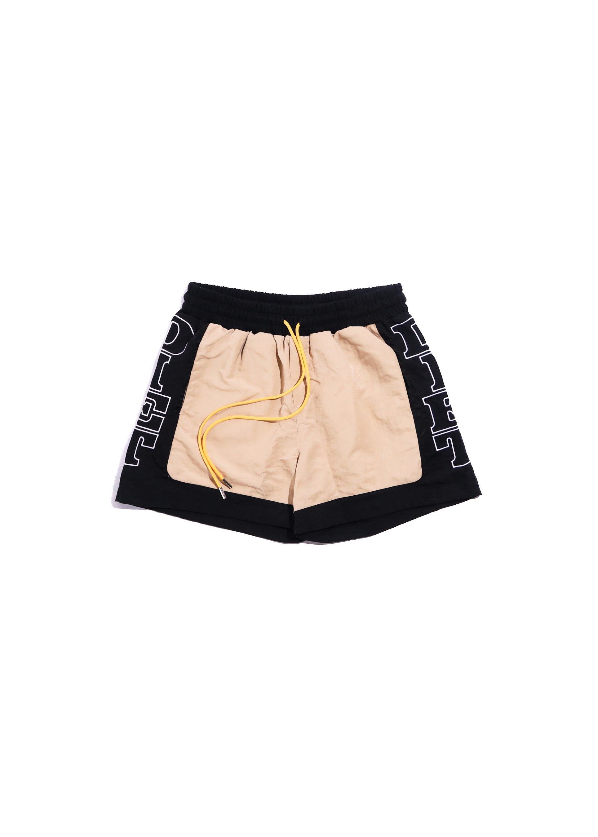 Nylon Row Shorts - Tan/Black