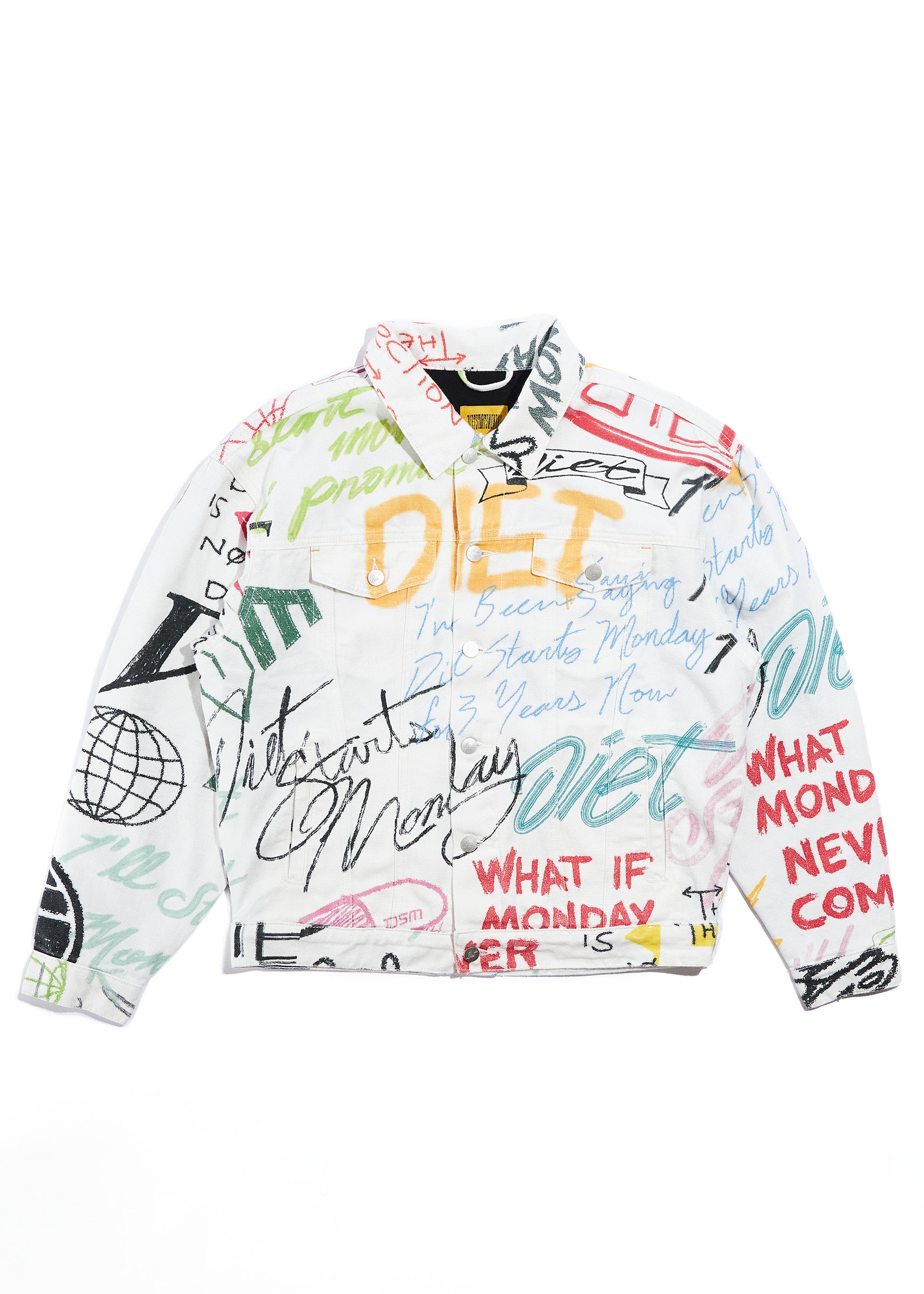 Scribble Denim Trucker - Multi