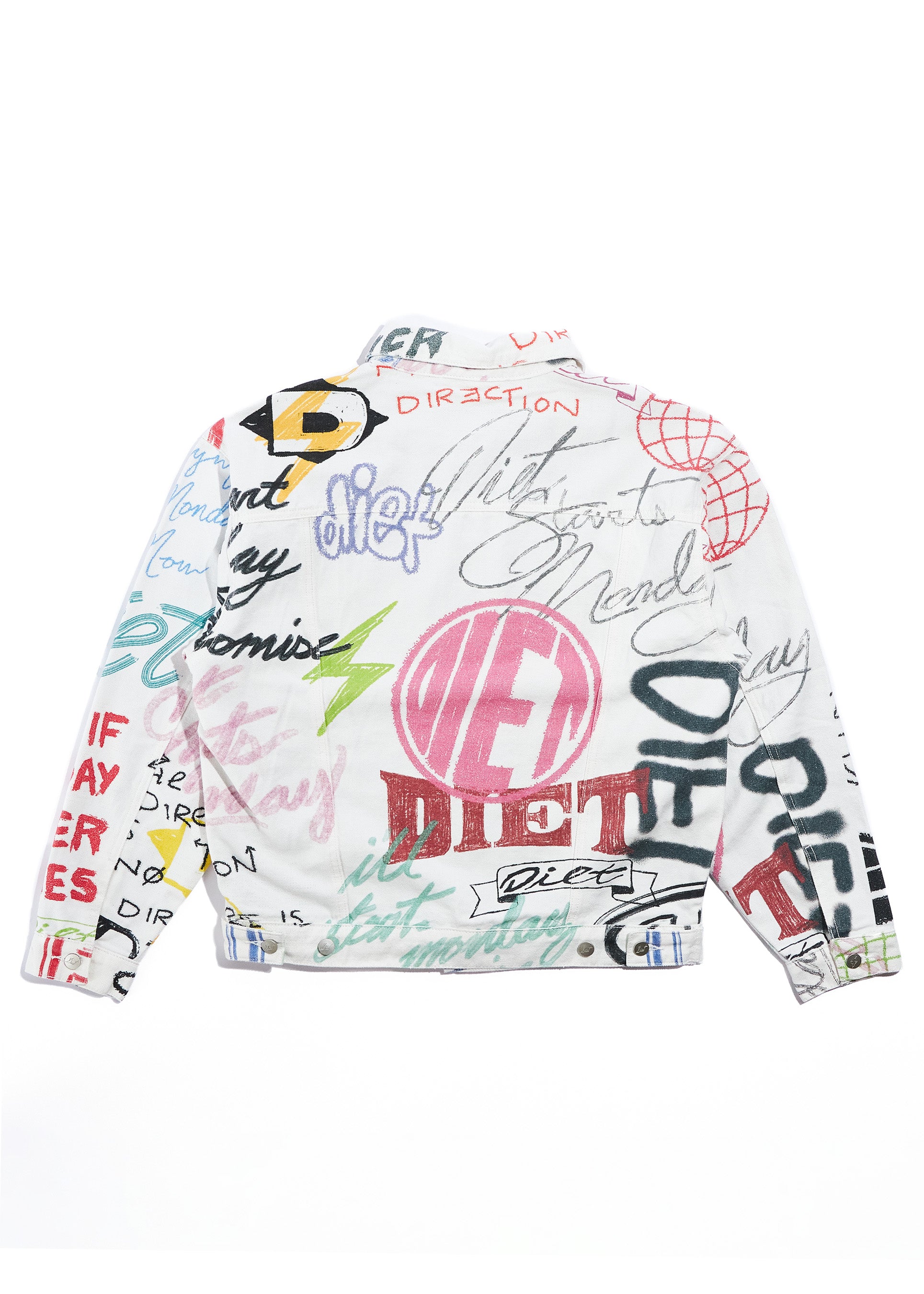 Scribble Denim Trucker - Multi