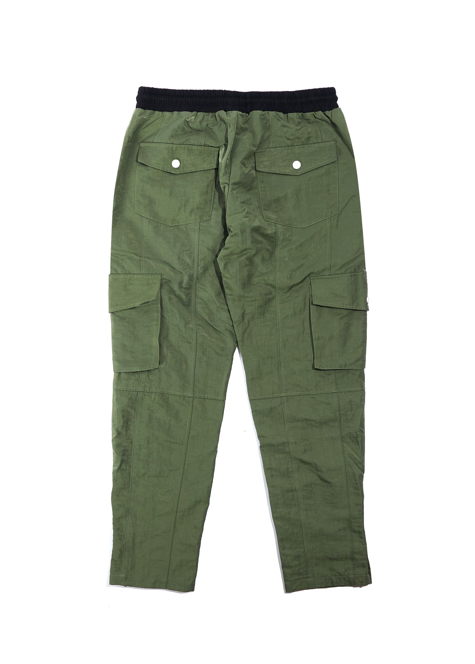 Nylon Cargo Pant - Olive