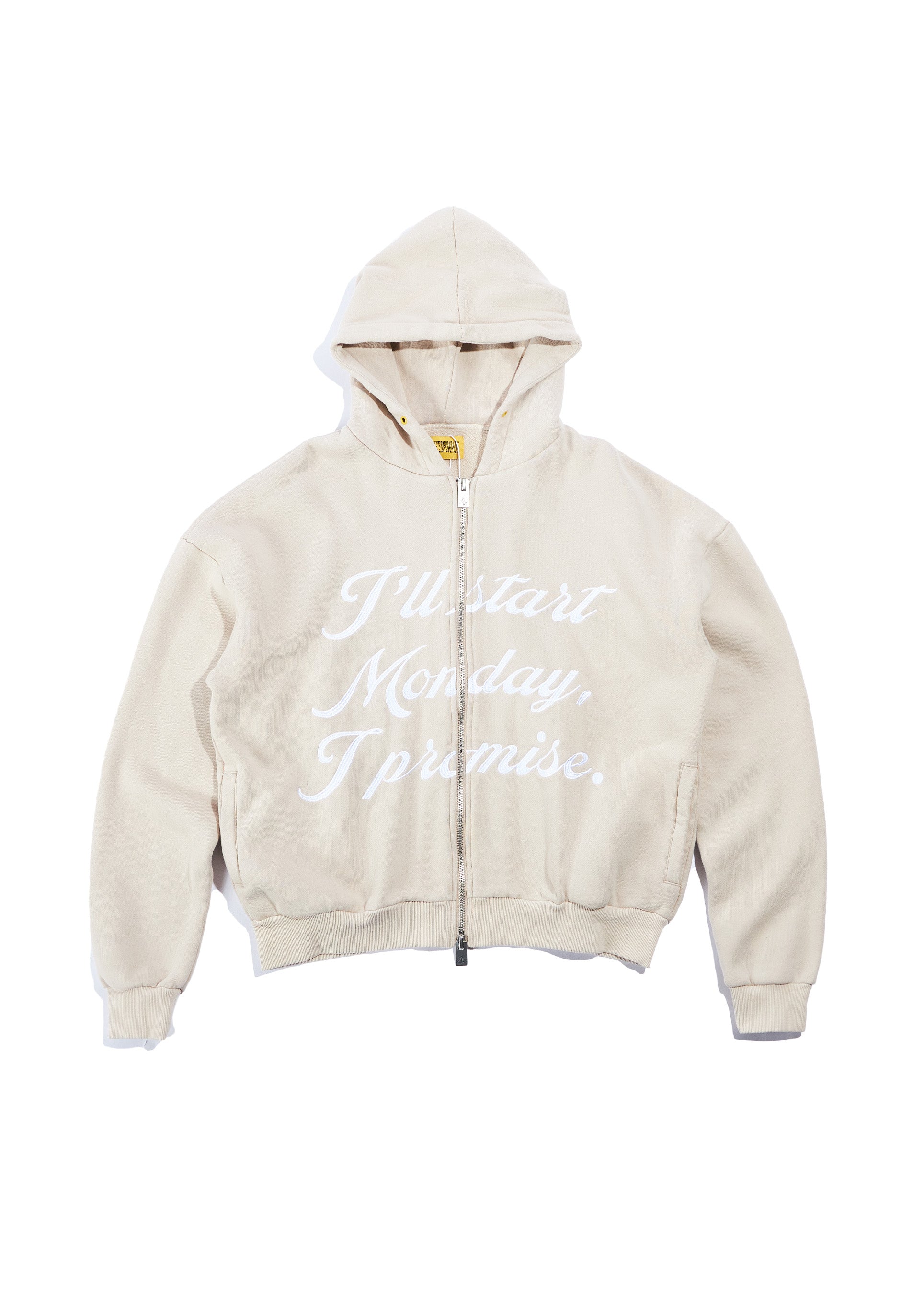 Women's Hoodie Dress - Diet Starts Tuesday (White Logo)