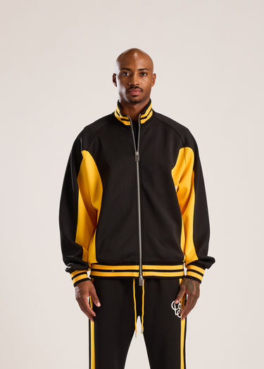 Bluegrass Invitational Track Jacket - Black/Yellow