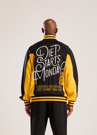 Bluegrass Invitational Track Jacket - Black/Yellow