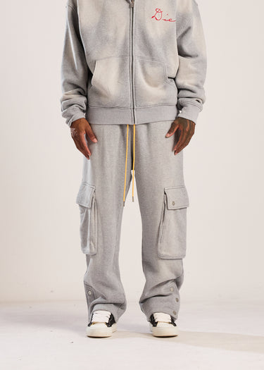 Cargo Sweatpants - Heather Grey
