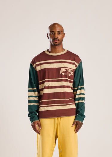 Reverso Striped Long Sleeve - Brown/Green