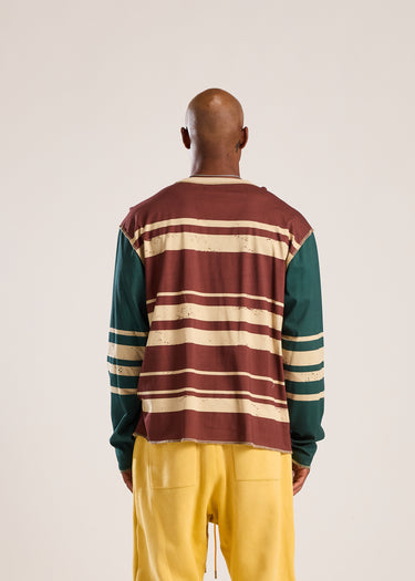 Reverso Striped Long Sleeve - Brown/Green