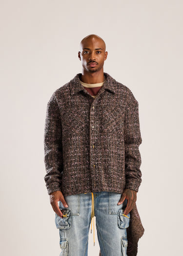 Reverso Tweed Jacket - Brown