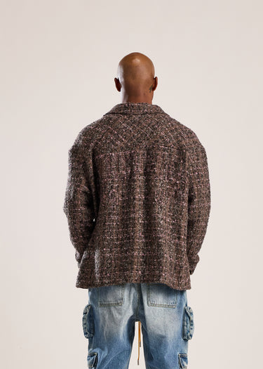 Reverso Tweed Jacket - Brown