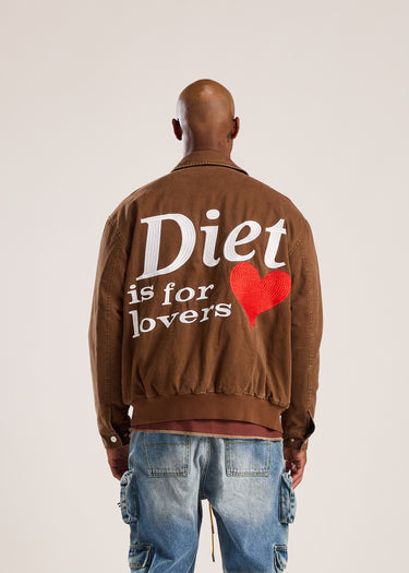 Lovers Bomber Jacket - Brown