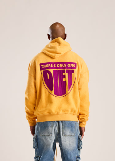 Only One Inside Out Hoodie - Yellow