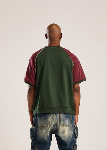 Warm Up Half Sleeve - Green/Brown