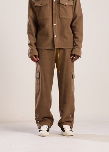Reverse Terry Pants - Brown