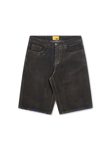 Arch Denim Shorts - Moss