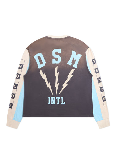 Bolt Panel Long Sleeve - Vintage Black/Blue