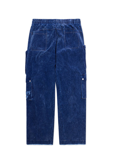 DSM Corduroy Cargo Pants - Washed Indigo