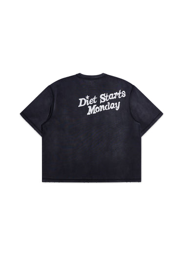 Chainlink Pocket Tee - Vintage Black/Antique White