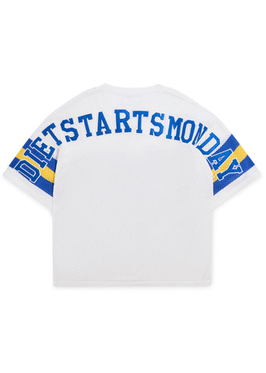 Corona Knit Jersey - Cream/Blue