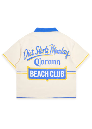 Corona Beach Club Polo - Antique White