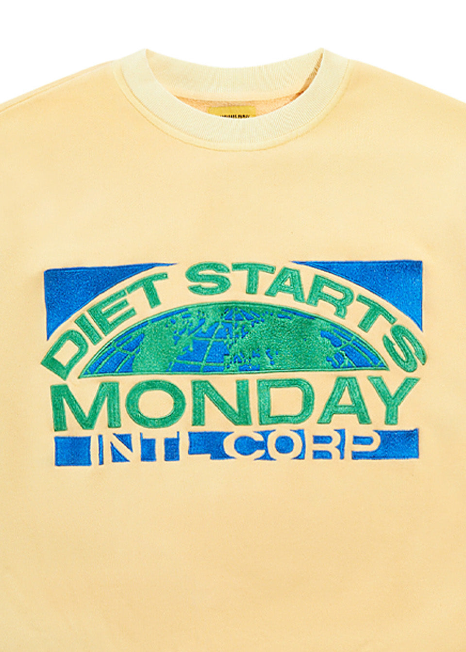 Diet Corp Sweatshirt - Vintage Yellow