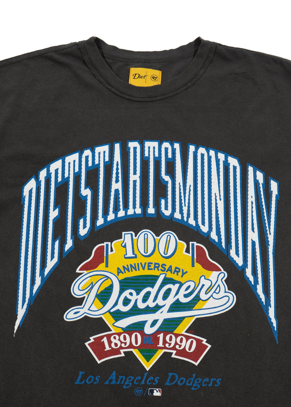 Dodgers 90 Tee - Vintage Black