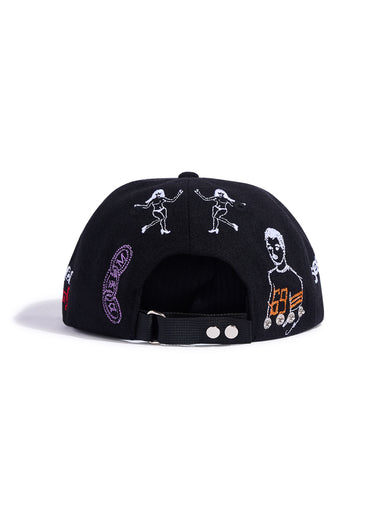 Doodle Hat - Black/Multi