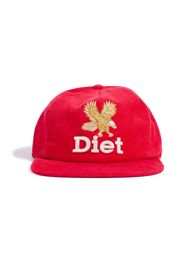 Eagle Corduroy Hat - Red