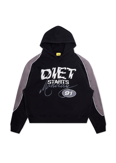 Panel Hoodie - Vintage Black/Grey