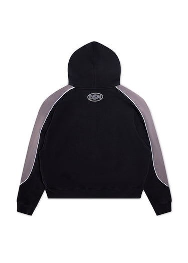 Panel Hoodie - Vintage Black/Grey