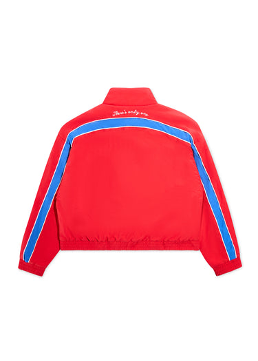 Reverso Nylon Zip Jacket - Red/Blue
