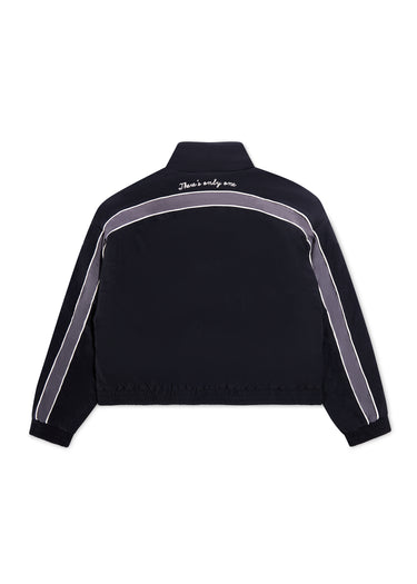 Reverso Nylon Zip Jacket - Black/Grey