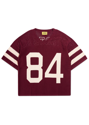 Knit Jersey - Maroon/Cream