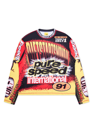 MX Racing Jersey - Black/Red/Multi