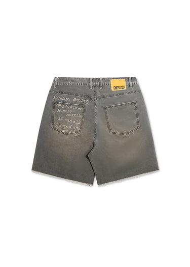 Monday, Monday Canvas Shorts - Dark Olive