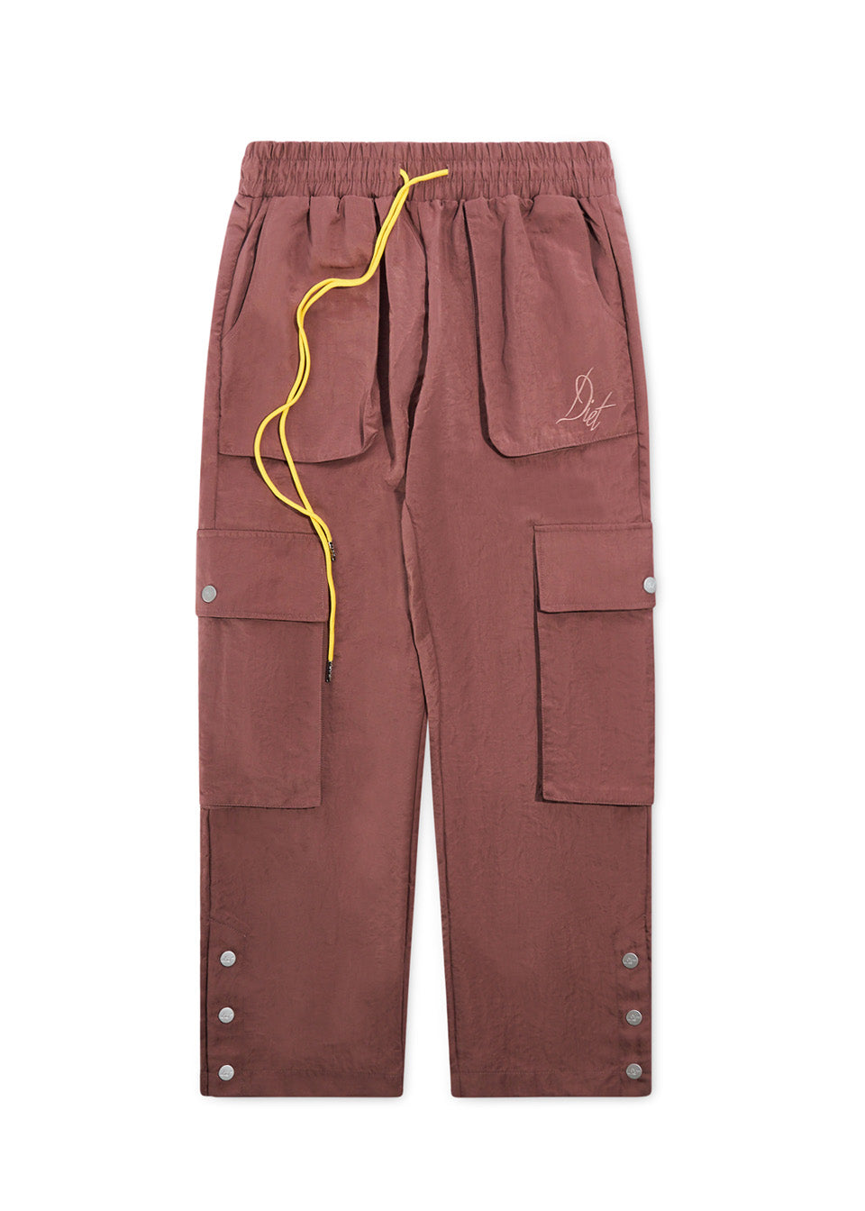 Nylon Cargo Pants - Dusty Rose