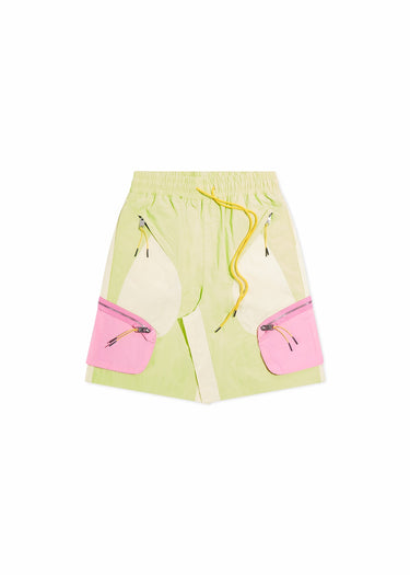 Nylon MX Short - Volt/Pink