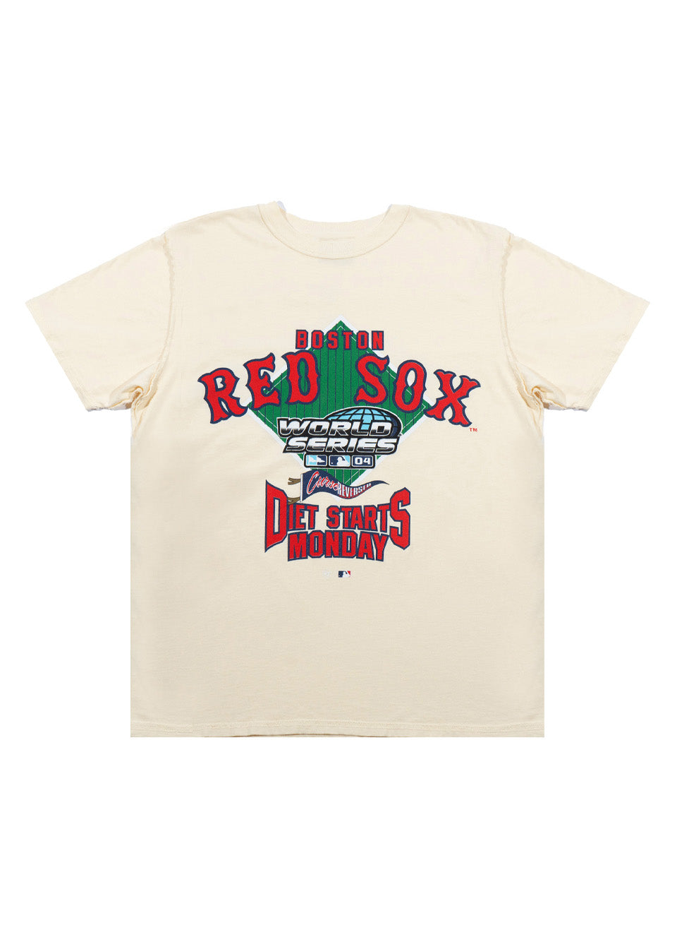 Red Sox 04 WS Tee - Antique White