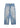 Distressed Stencil Denim - Washed Indigo