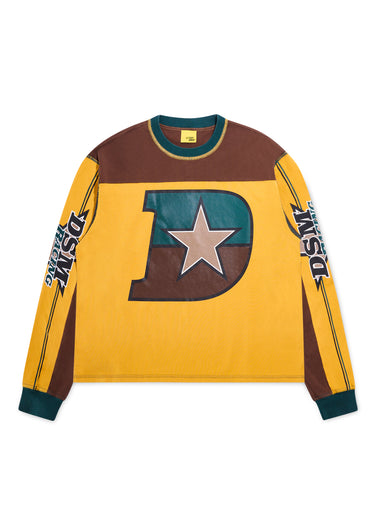 Supercross Long Sleeve - Brown/Yellow
