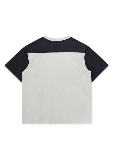 Racing Yoke Tee - Grey/Vintage Black