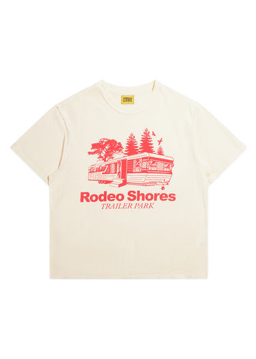 Rodeo Tee - Antique White/Red