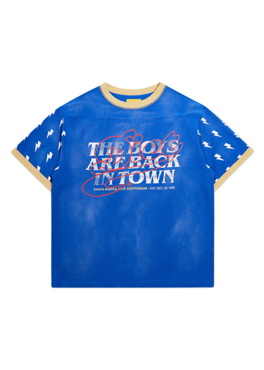 Boys are Back Rib Tee - Blue