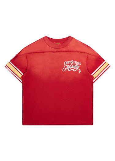 Varsity Tee - Rust/Yellow